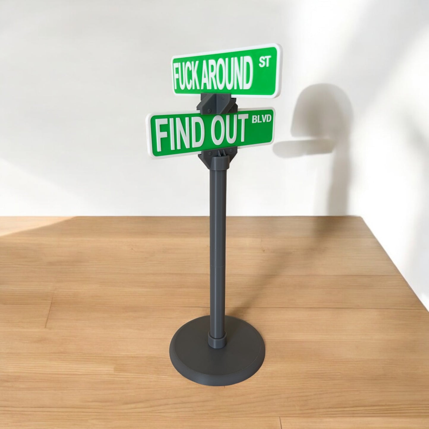 F Around/Find Out Street Sign Decoration