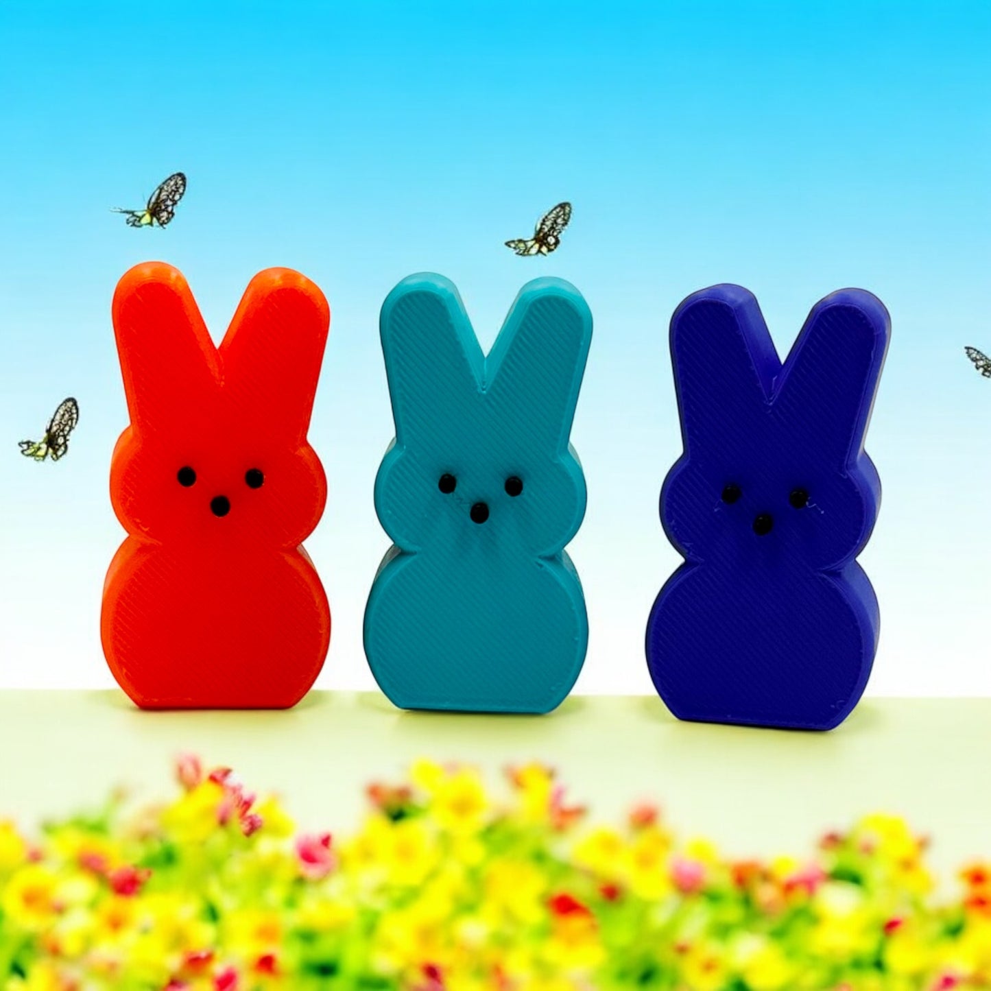 Easter Bunny Straw Topper (2025)