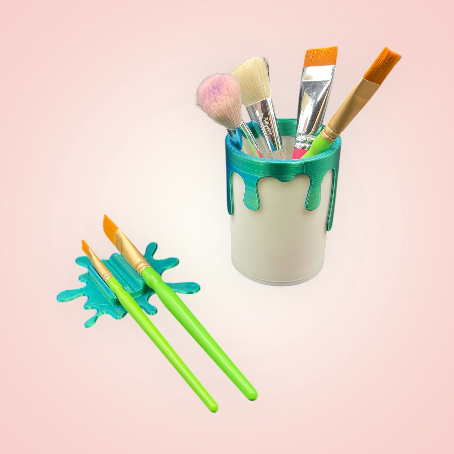 Paint Splash Cup and Brush Rest (2025)