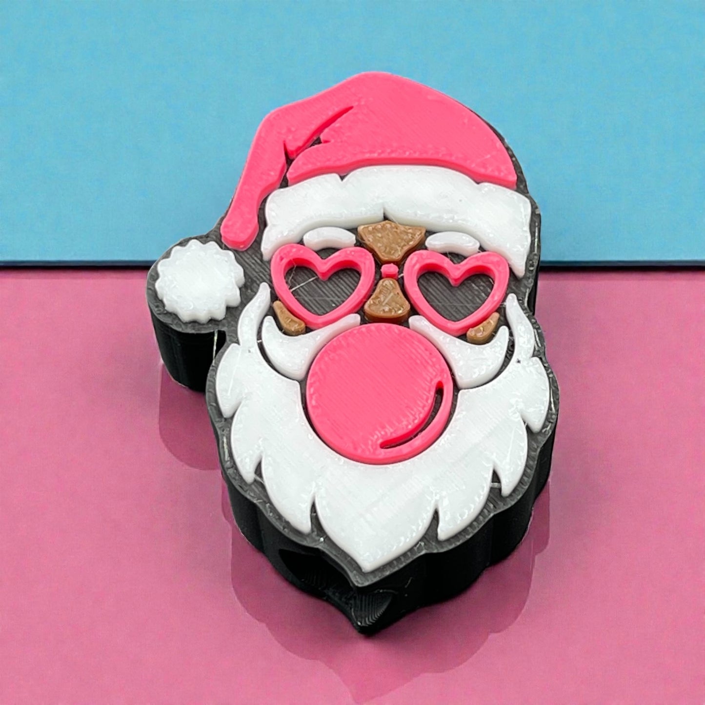 Santa Pop Straw Topper (2025)