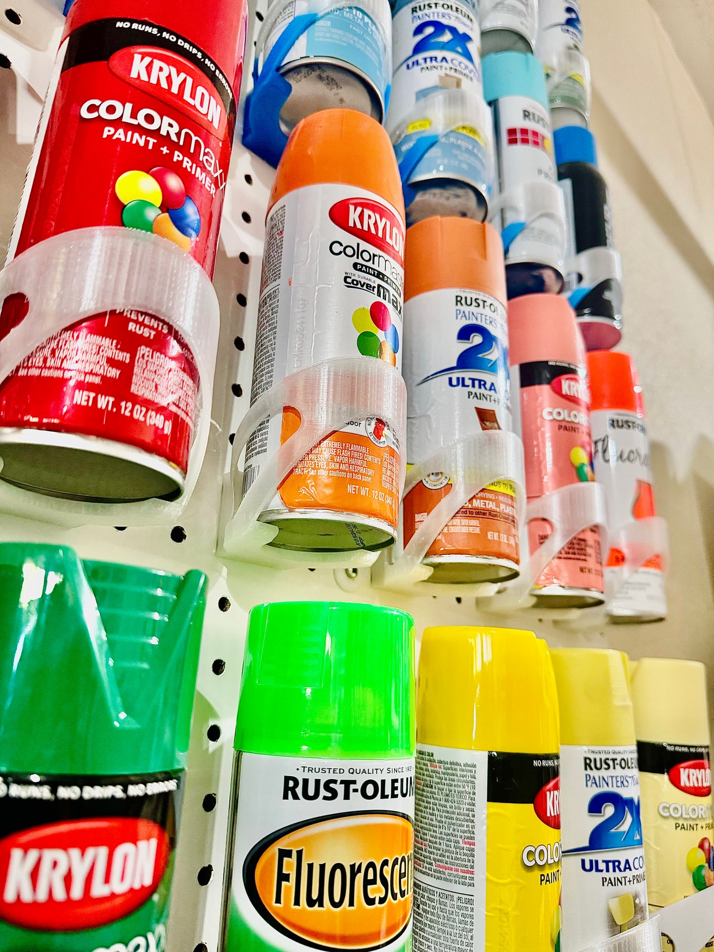 Spray paint organization