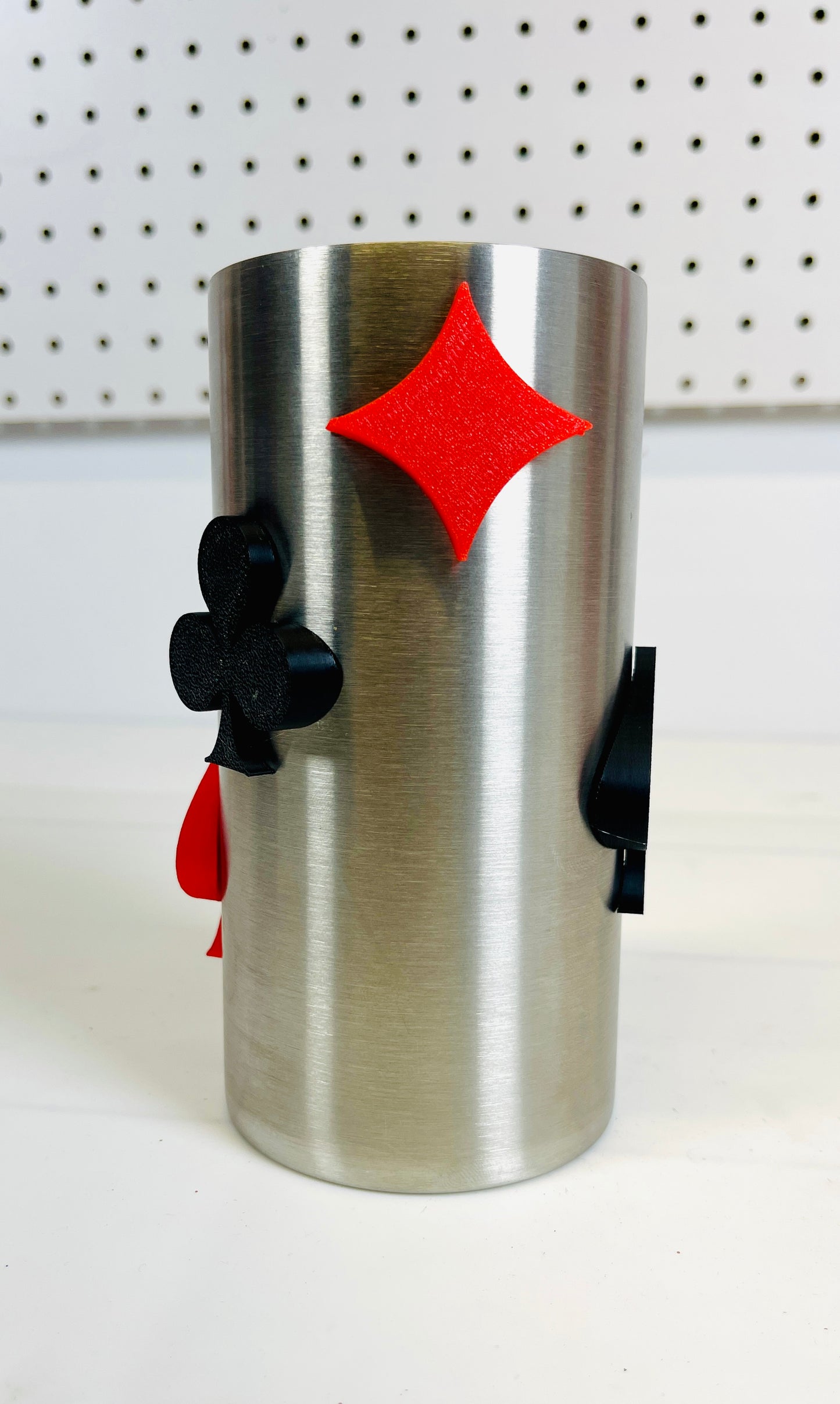 Playing Card Suits Tumbler Décor – (Set of 4)(2025)