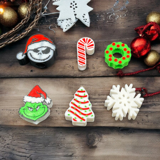 New Holiday Straw Toppers