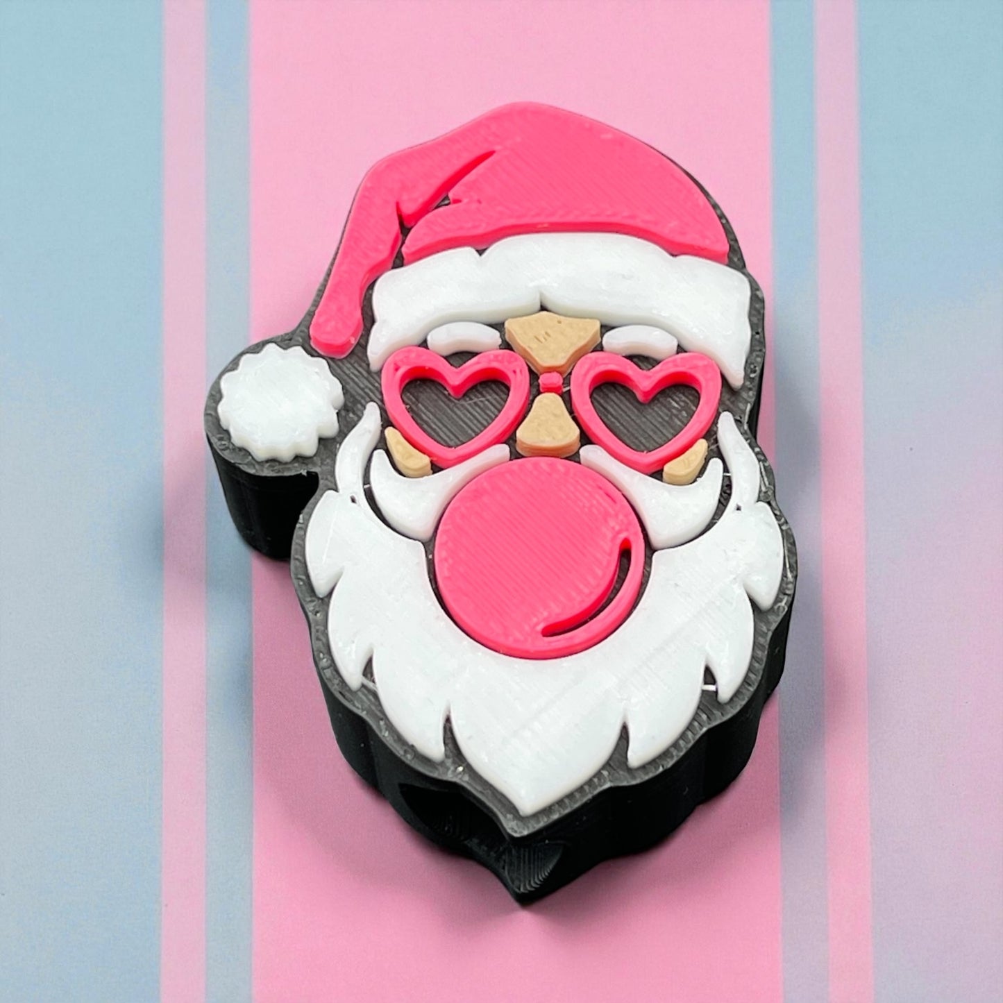 Santa Pop Straw Topper (2025)