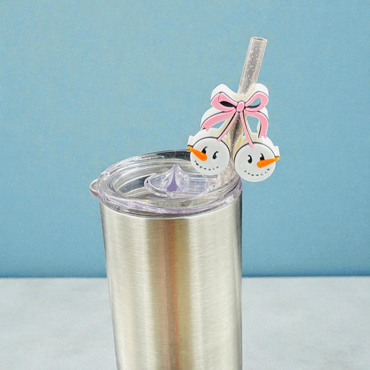 Twin Snowman Straw Topper (2025)