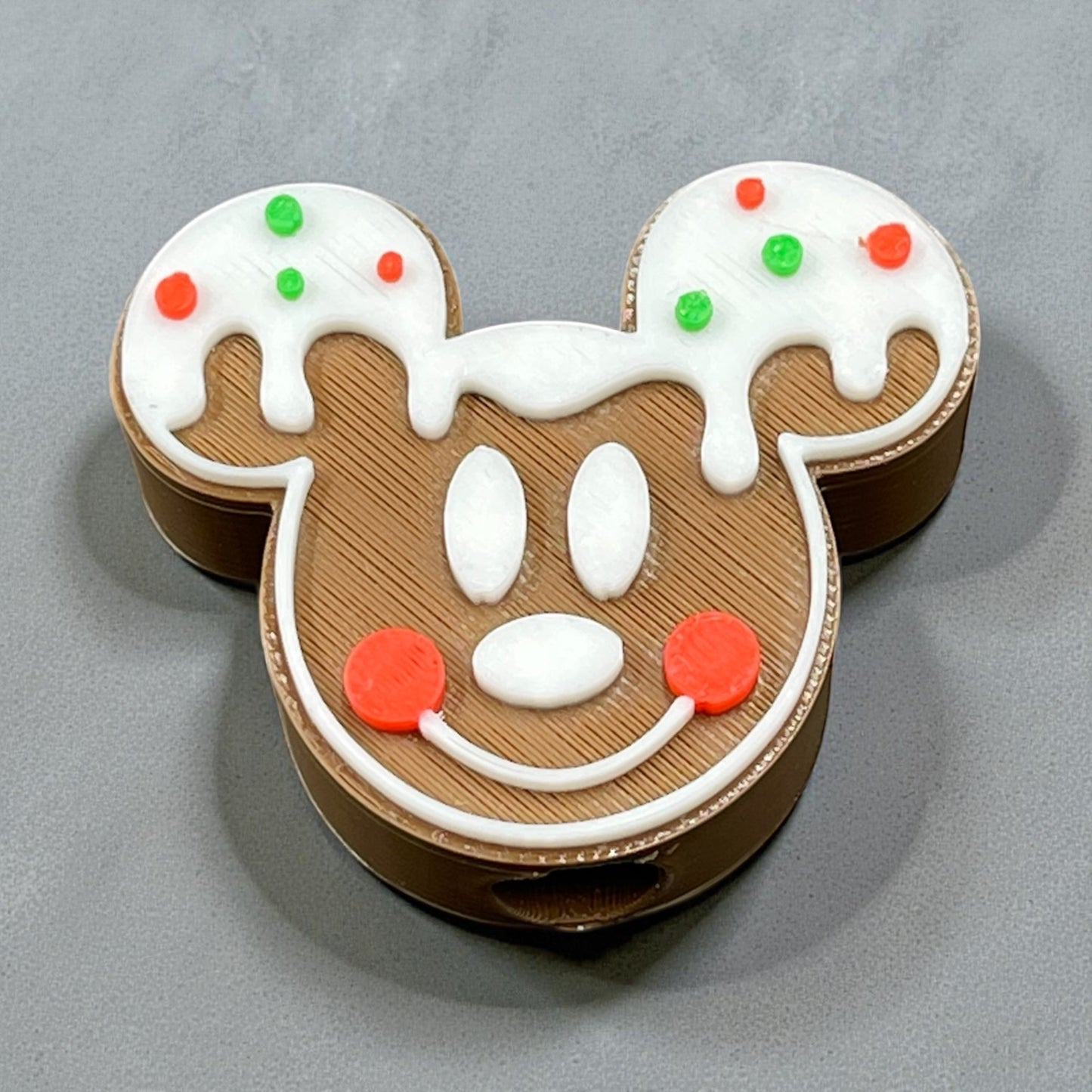 Mouse Festive Gingerbread Straw Topper (2025)